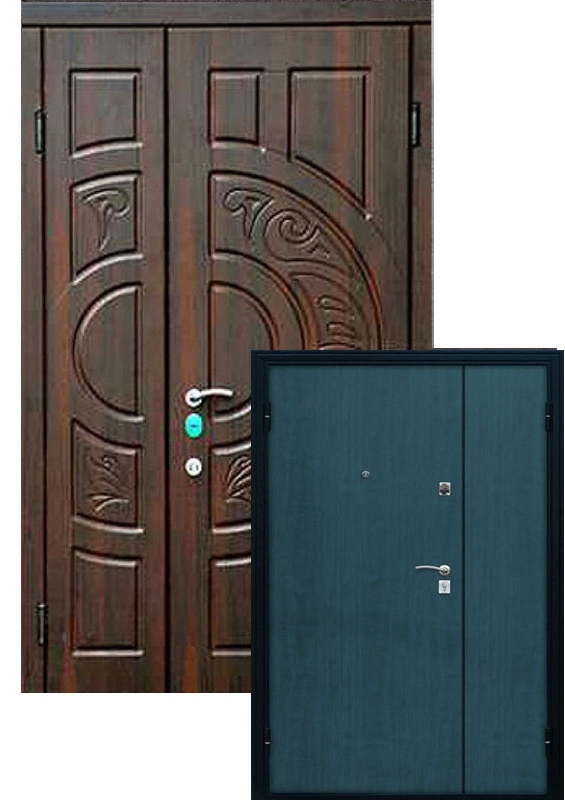 Входная дверь МДФ Винорит с фрезеровкой